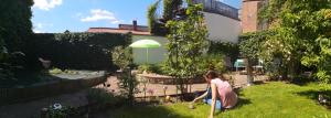 Zahrada ubytování Spreewald Ferienwohnung Wollgast