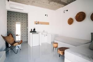Kuchyň nebo kuchyňský kout v ubytování Mesanto Luxury Suites