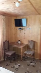TV a/nebo společenská místnost v ubytování raduga karpat + 15 fotografií