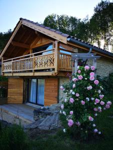 Taman di luar Chalet le Clos de l'Orme