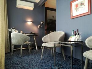 Posezení v ubytování Top Hotel Krämer