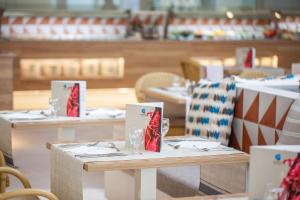 Reštaurácia alebo iné gastronomické zariadenie v ubytovaní Grupotel Picafort Beach