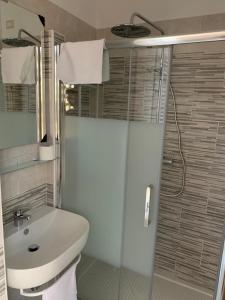 Koupelna v ubytování B&B Gli Archi
