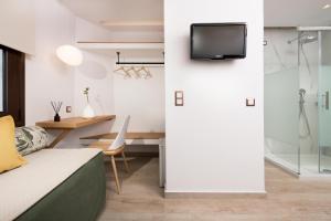 Ванная комната в Hotel Villa Natassa