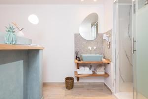 Ванная комната в Hotel Villa Natassa