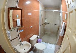Koupelna v ubytování Hotel Pousada Mata Nativa