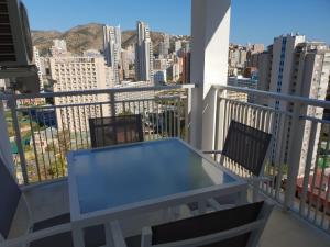 Balkón alebo terasa v ubytovaní En el cielo de Benidorm - Alteanos V