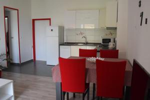Kuchyň nebo kuchyňský kout v ubytování Apartman Ana