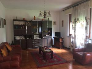 A television and/or entertainment centre at Villa Romolina