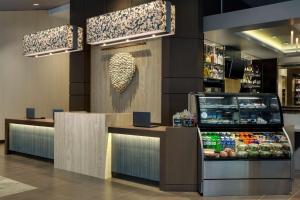 a store with a heart on the wall and a food counter at Hyatt Place Chicago/Downtown - The Loop in Chicago