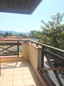 A balcony or terrace at Apartment on the sea at St Nikolas Complex-Elena