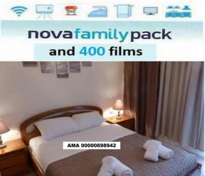 Posteľ alebo postele v izbe v ubytovaní White Apartment 70m from the sea