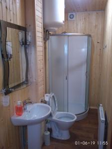 A bathroom at Під Явором