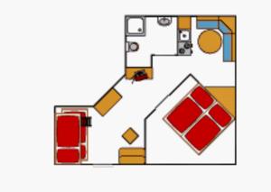 The floor plan of Appartements Futtertrögl