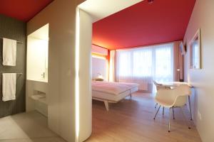 Voodi või voodid majutusasutuse Hotel Dom - das Hotel mit dem Integrationskonzept toas