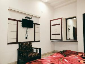 TV a/nebo společenská místnost v ubytování Hotel Marwari