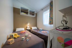 Un pat sau paturi într-o cameră la Camping Erreka
