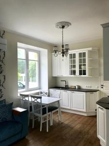 Dapur atau dapur kecil di Lahe 9 - apartment in Haapsalu Old Town