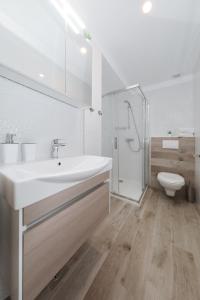 Koupelna v ubytování Villa Silver
