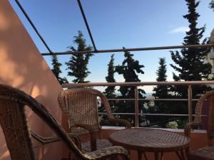 Balkón nebo terasa v ubytování Hotel Moris