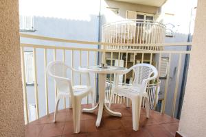 Balkón nebo terasa v ubytování Apartment Gala with balcony and private parking