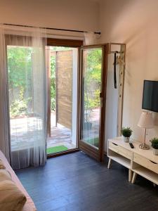 TV a/nebo společenská místnost v ubytování Silver Garden + 37 fotografií