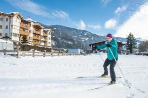 Hotel Riedl im Zillertal semasa musim sejuk