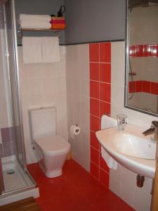 Koupelna v ubytování Casa Rural Arriortua