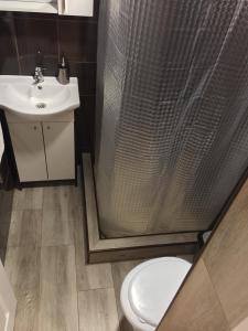 Koupelna v ubytování Casa Nicholas