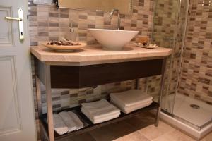 Kúpeľňa v ubytovaní Apartment Vikroria - Hálkova 5