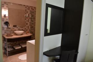 Kúpeľňa v ubytovaní Apartment Vikroria - Hálkova 5