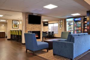 Zona d'estar a Comfort Suites Northside Hospital Gwinnett