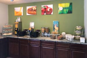 a counter with some food on top of it at Quality Inn Elkton in Saint Augustine