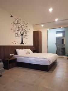 Postel nebo postele na pokoji v ubytování White Hunter B&B
