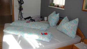 Postel nebo postele na pokoji v ubytování Haus Aria