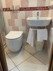 Koupelna v ubytování B&B Gli Archi