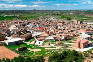 Vaade majutusasutusele LA GATERA 1D BAJO ARAGON - MATARRAÑA linnulennult