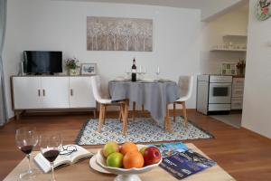 Kuchyň nebo kuchyňský kout v ubytování Apartman Sofia
