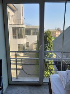 Balkón nebo terasa v ubytování Majaka Hostel