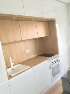 A kitchen or kitchenette at Apartamento vista bonita