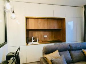 A kitchen or kitchenette at Apartamento vista bonita