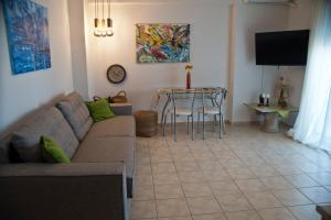 Posezení v ubytování Chalkida Apartments