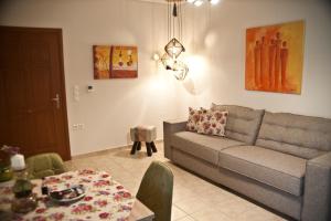 Posezení v ubytování Chalkida Apartments