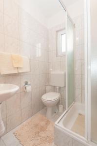 Koupelna v ubytování Apartmani Vesna