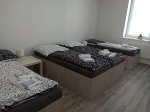 Voodi või voodid majutusasutuse Apartmány U splavu toas