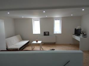 Posezení v ubytování Apartmány U splavu