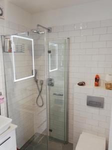 Koupelna v ubytování Apartament na Morskim Wzgórzu