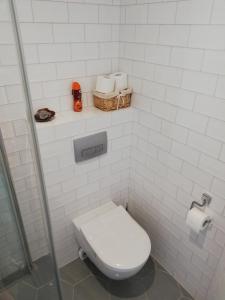 Koupelna v ubytování Apartament na Morskim Wzgórzu