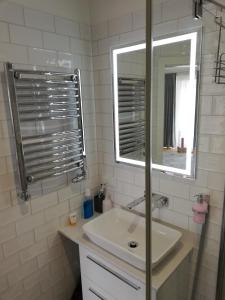 Koupelna v ubytování Apartament na Morskim Wzgórzu