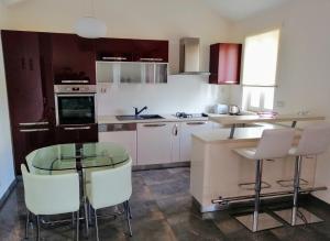 Kuchyň nebo kuchyňský kout v ubytování Apartment Markorcula